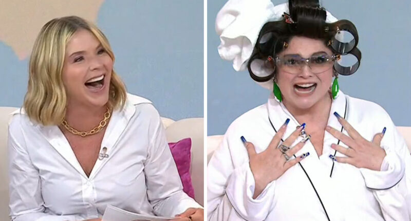 'Too Much' star Megan Stalter appears on 'Today' in rollers and a bathrobe: "Sorry, I didn't have time to finish getting ready"