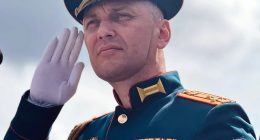 Portrait of Colonel Ruslan Goryachkin.