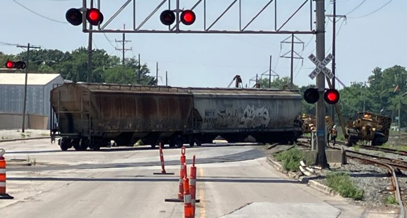Train partially derails in Decatur, cleanup underway: Norfolk Southern