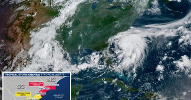 Tropical Storm Chantal forms off South Carolina coast