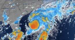 Tropical depression 3 forms east of Florida