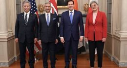 Foreign Affairs Minister Penny Wong â€”  who is in Washington this week for Quad talks between Australia, the United States, Japan and India