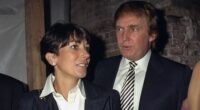 Ghislaine Maxwell and Donald Trump at a party in 1997.