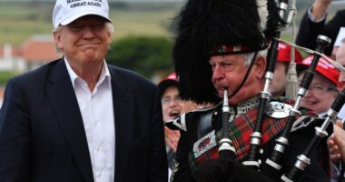 Trump to visit the UK ‘in weeks’ with plans for president to visit his golf courses being drawn up