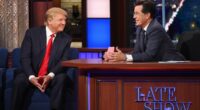 Trump trolls Colbert after CBS firing