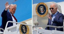 Trump's pace of early travel largely mirrors Biden's, but with more sports events and golf