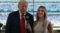 Trump's Club World Cup interview with glamorous reporter divides fans