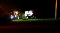 Vehicle suffers 'mechanical failure,' crashes into Champaign detention pond