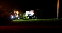 Vehicle suffers 'mechanical failure,' crashes into Champaign detention pond