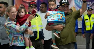 Venezuela releases jailed Americans in deal that also frees migrants deported to El Salvador by US