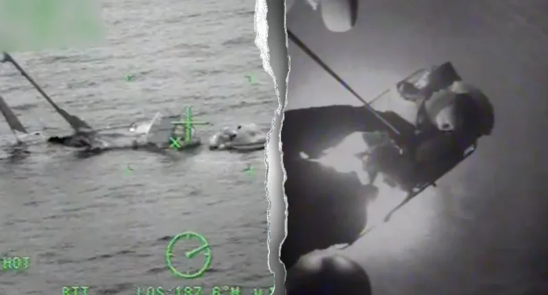 Video shows Coast Guard save family in helicopter rescue mission near vacation destination