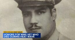 WWII veteran, POW Emilio Agguire, who died alone in 1995 Chicago heat wave, honored at Homewood Memorial Gardens