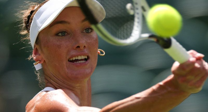 Wimbledon's most beautiful debutant reveals shocking EXACT figure in her bank account before she turned her career around earlier this year