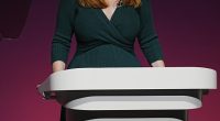Angela Rayner speaking at the Local Government Association annual conference.