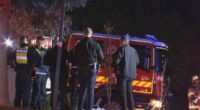 Emergency services were called to ï»¿a two-storey townhouse on Terrigal Street in Chadstone about 9.40pm yesterday.