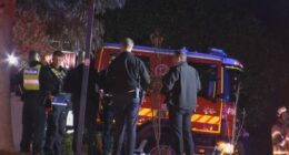 Emergency services were called to ï»¿a two-storey townhouse on Terrigal Street in Chadstone about 9.40pm yesterday.