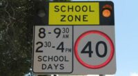 School zone sign sydney nsw speed speeding