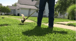 14-year-old helps his community by mowing lawns for free