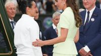 Kate Middleton, who has been patron of the All England Lawn Tennis and Croquet Club since 2016, was tasked with handing out the winners and runner-up trophies at Wimbledon in 2023