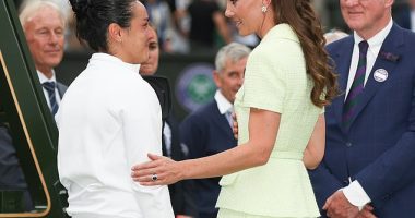 Kate Middleton, who has been patron of the All England Lawn Tennis and Croquet Club since 2016, was tasked with handing out the winners and runner-up trophies at Wimbledon in 2023