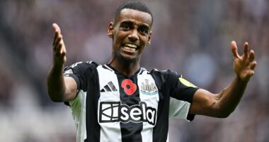 Alexander Isak has NOT travelled with Newcastle on pre-season tour amid Liverpool transfer interest