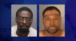 Kenneth Tucker, 37, of Riverside; Deshawn Hill, 36, of Riverside are shown in these undated mugshots. (Riverside County Sheriff's Department)