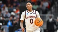Auburn's Tahaad Pettiford, 19, arrested on DUI charge after 'getting $2m NIL deal to drop out of NBA Draft'