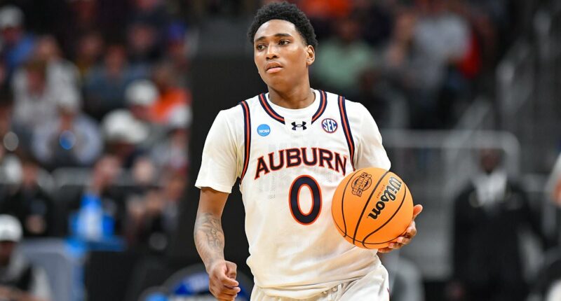 Auburn's Tahaad Pettiford, 19, arrested on DUI charge after 'getting $2m NIL deal to drop out of NBA Draft'