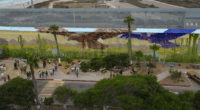 Border wall mural a 'silent protest' against US immigration policy