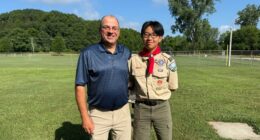 Boy Scout helps save tourist on vacation