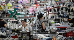 China's manufacturing activity contracts for a third month amid deflation woes