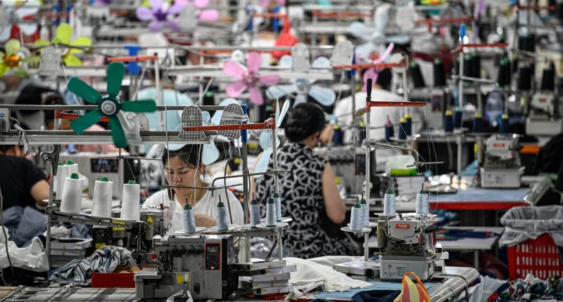 China's manufacturing activity contracts for a third month amid deflation woes