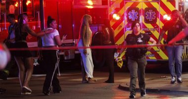 Drive-by shooting leaves four dead and 14 wounded, police say