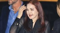 Elvis' ex meets her old American Idol honcho boyfriend for dinner in Malibu as they share a warm embrace