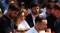 From the happiest day of their lives, to his farewell: How Ave Maria drifted from a church at Diogo Jota's funeral - just 13 days after same singer performed it at his wedding