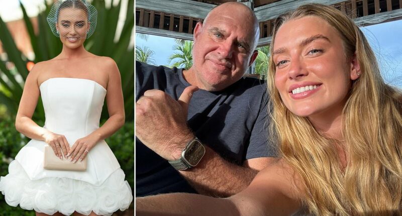 Glamorous cricket commentator Grace Hayden kicks off her new career with a VERY risque revelation about her legendary dad stripping naked on a tour