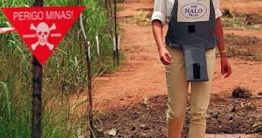 Harry is hoping to recreate the iconic images his mother, the late Princess Diana, created in 1997 when she took a walk through a minefield wearing a Halo Trust flak jacket and helmet