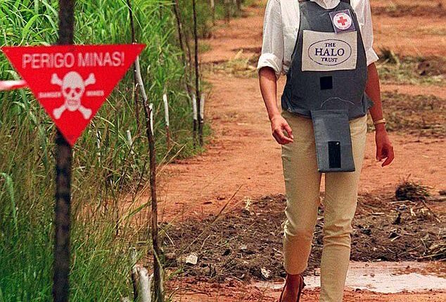 Harry is hoping to recreate the iconic images his mother, the late Princess Diana, created in 1997 when she took a walk through a minefield wearing a Halo Trust flak jacket and helmet