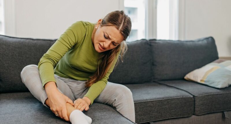 High cholesterol symptoms could show in your ankle first