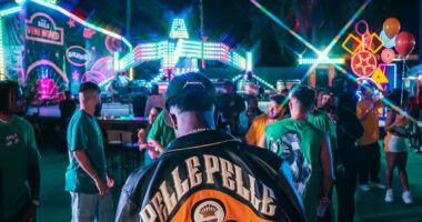 Inside Vinicius Jr's wild 25th birthday party as Brazilian celebrates TWO-DAY bash with Travis Scott, bikini-clad models and transforms Rio de Janeiro town into his own THEME PARK