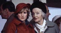 Princess Diana and her grandmother Lady Ruth Fermoy. Born in 1908, Lady Fermoy rose to become an influential figure at court as a friend and confidante of the last Queen Mother
