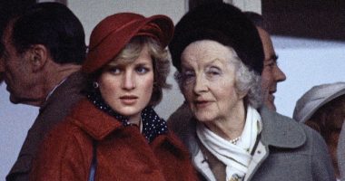 Princess Diana and her grandmother Lady Ruth Fermoy. Born in 1908, Lady Fermoy rose to become an influential figure at court as a friend and confidante of the last Queen Mother
