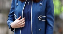 Kate, the Princess of Wales, was seven months pregnant with Prince Louis when she visited the Royal College of Obstetricians and Gynaecologists London headquarters in February 2018