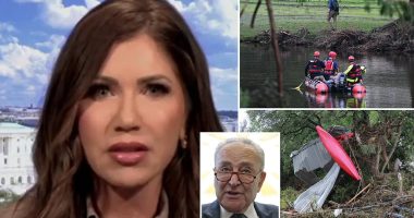 Kristi Noem fires back as Democrats blame Trump's DOGE cuts for deadly Texas floods