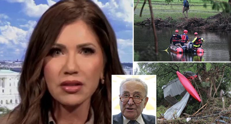 Kristi Noem fires back as Democrats blame Trump's DOGE cuts for deadly Texas floods