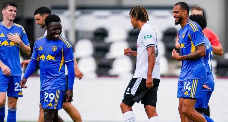 Leeds pick up their first win of pre-season in game fans were told not to travel to on the back of Man United draw