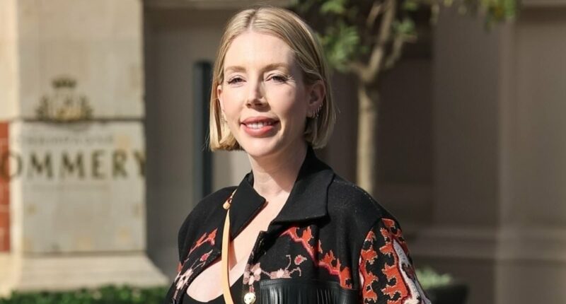 Pregnant Katherine Ryan admits she's feeling 'dejected' at the thought of her next baby being a boy as she's been 'antagonised by men' throughout her life and jokes her son is a 'toxic male'
