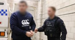 Rebels bikie charged over video of caged cat being shot at point blank