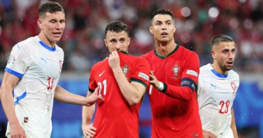 Revealed: Cristiano Ronaldo's 'message to Diogo Jota's wife and parents' after the Liverpool star's tragic death - before missing Portugal team-mate's funeral