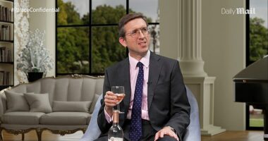 Richard Eden, the Daily Mail's Diary Editor, thought the wine had a 'bitter' aftertaste